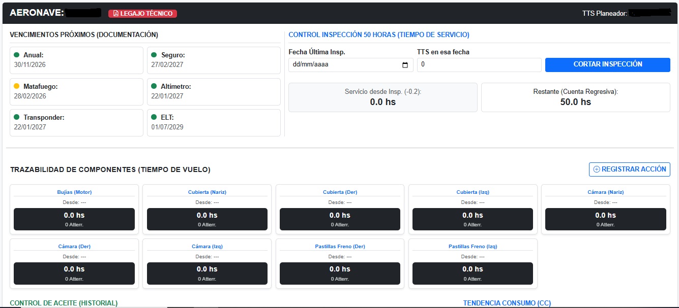 Mantenimiento AeroGestión Pro